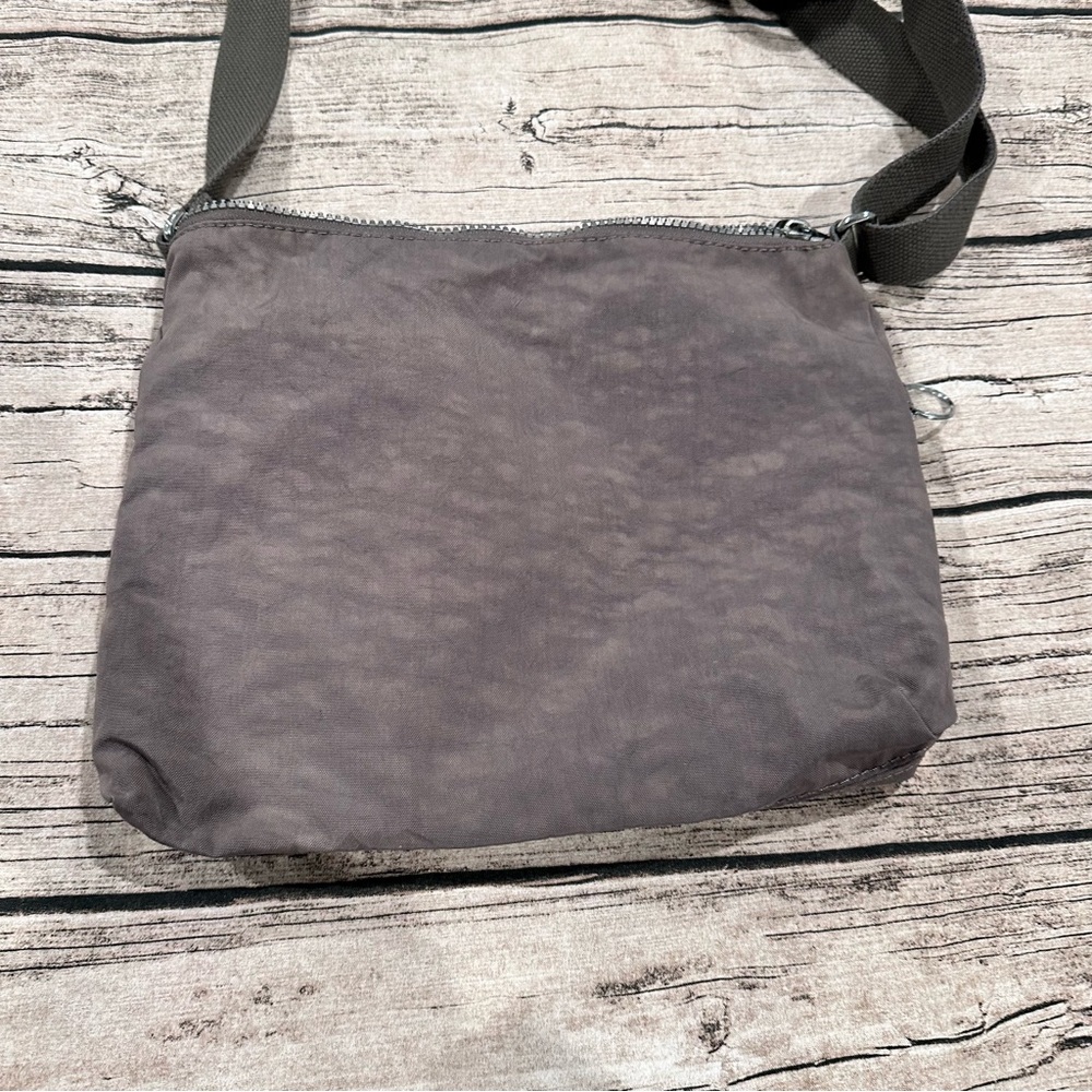 Kipling Gray Multiple Pockets Crossbody Bag ~12”X… - image 8